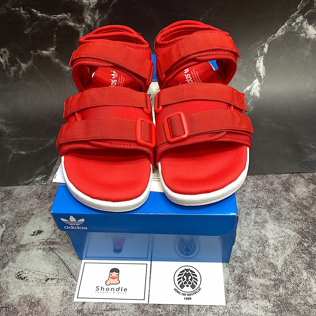 [Nhập Lazsohot2 - Giảm 40k/199k]Sandal Adis Adilette Red - Đỏ [Ảnh Thật]