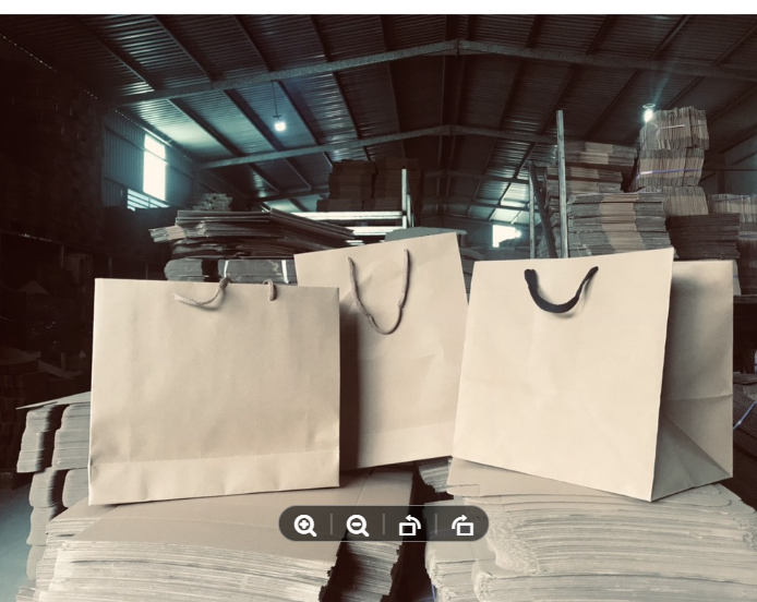 Túi Giấy Kraft Xi Măng Có Quai Thanh Lý
