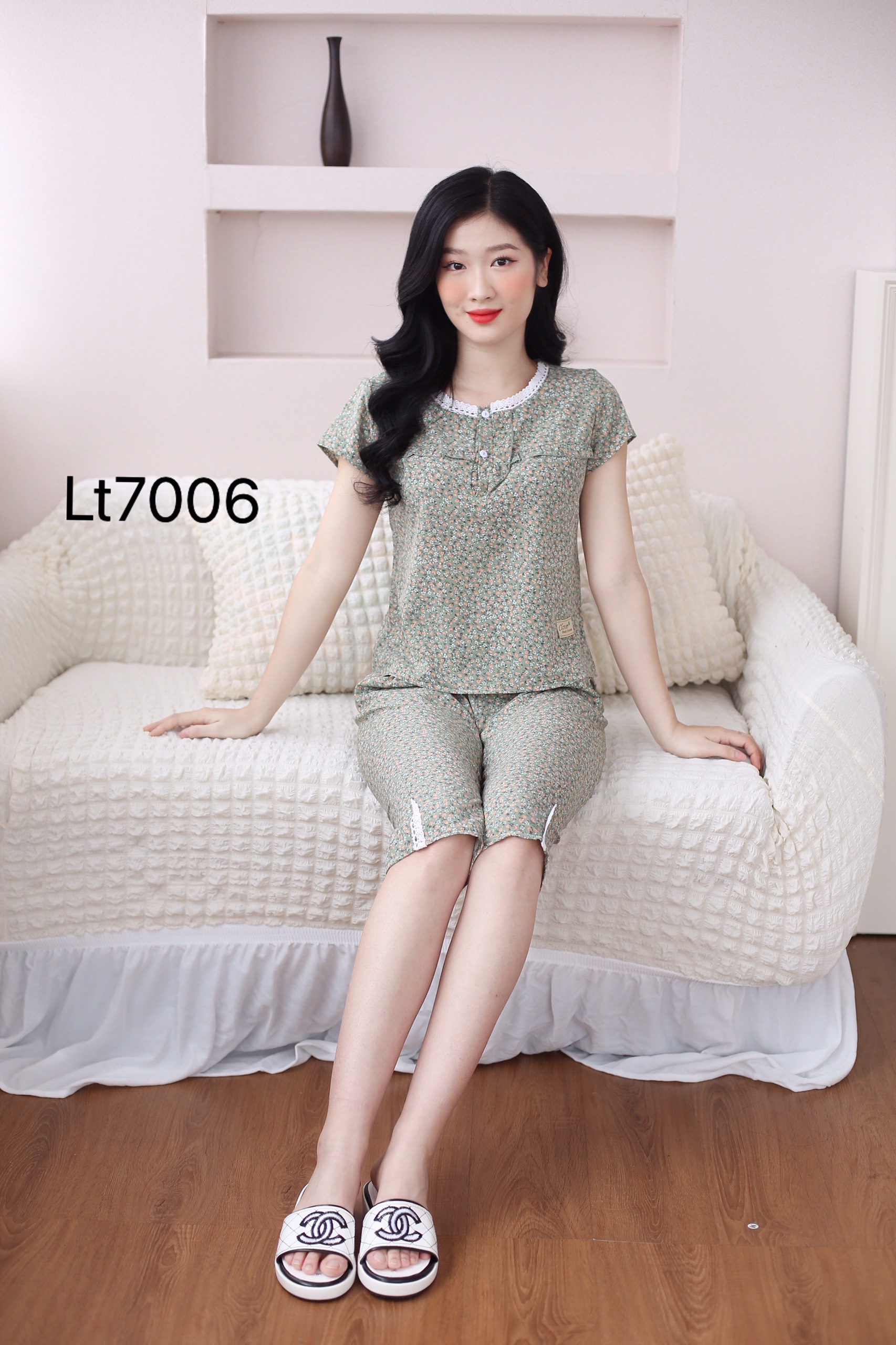 Quần áo mặc nhà,đồ bộ  nữ chất lụa thái mềm mát