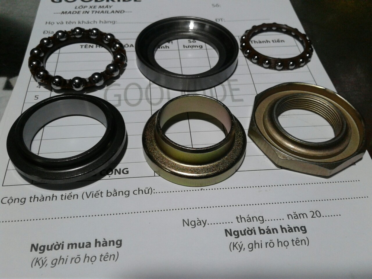 Bộ chén xe Atila hiệu Rex thailan