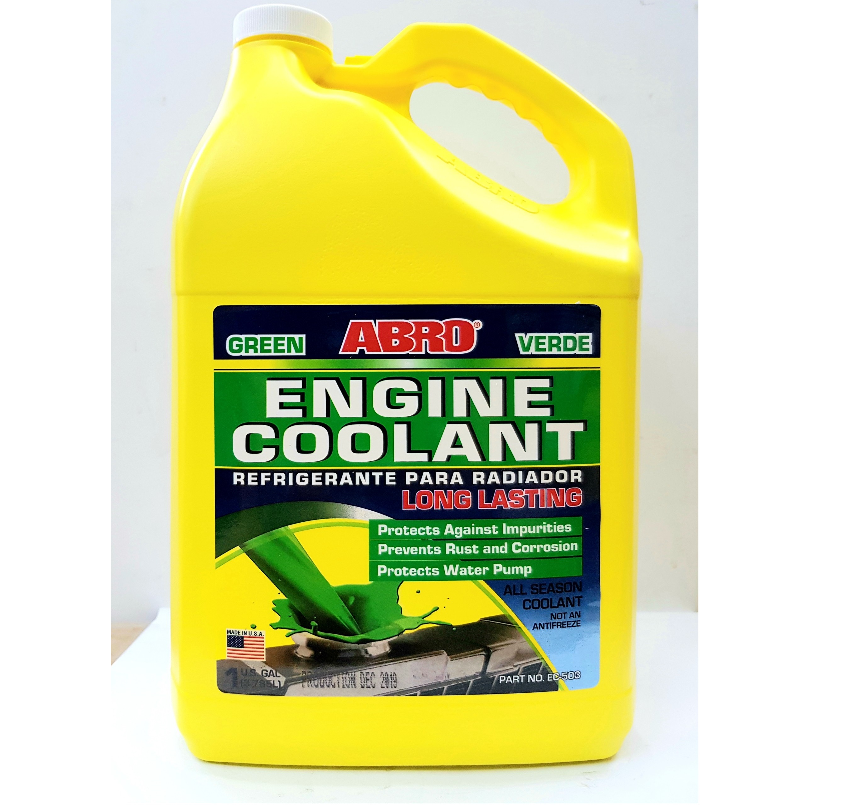 Nước làm mát ABRO ENGINE COOLANT 4L (Xanh)