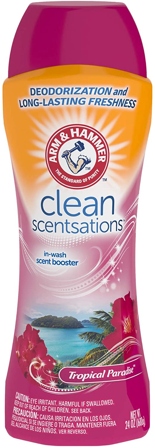 Hạt thơm áo quần Arm & hammer In-Wash Scent Booster Tropical Paradise/Purifying Waters/Clean Meadow 680g