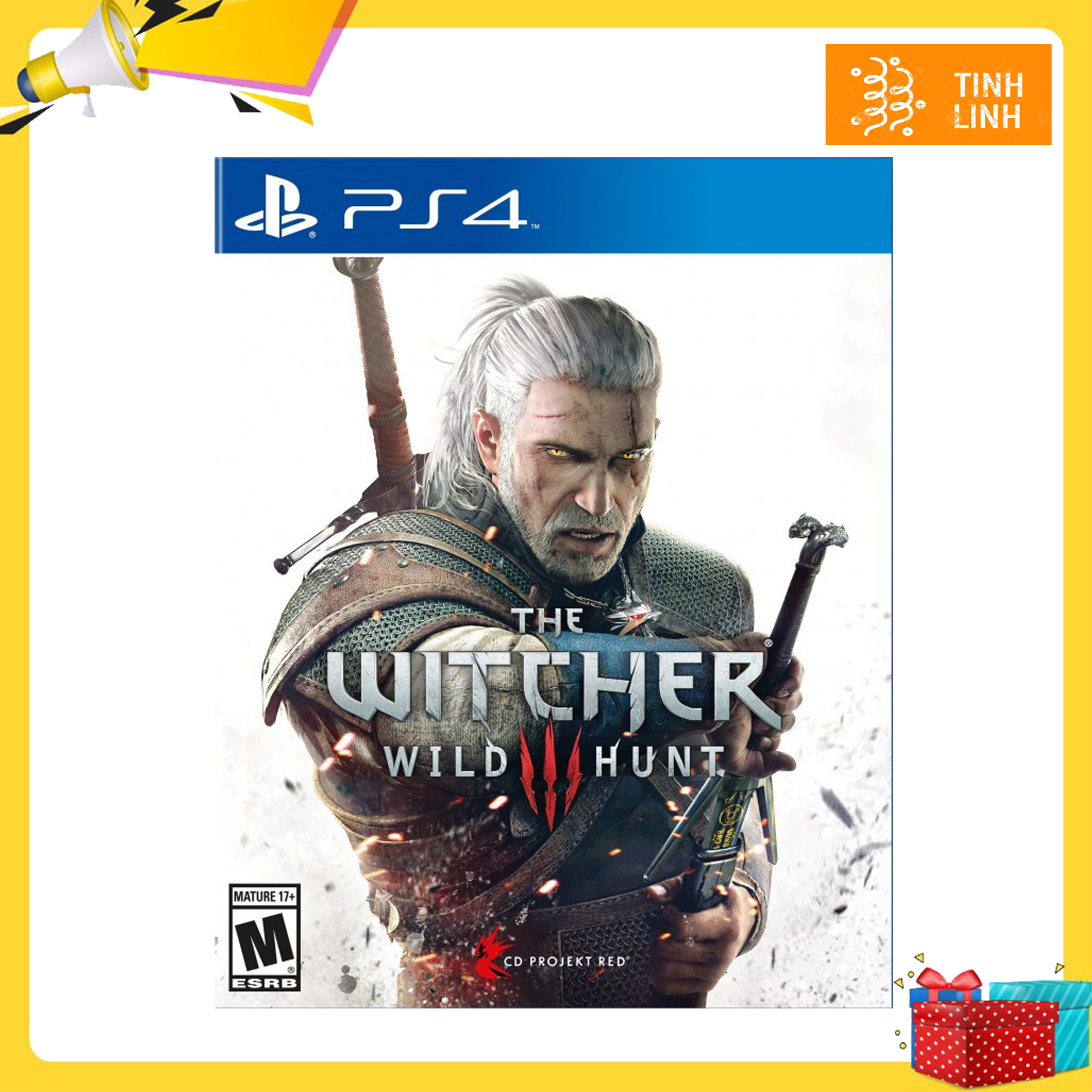 Đĩa Game PS4 The Witcher 3: Wild Hunt