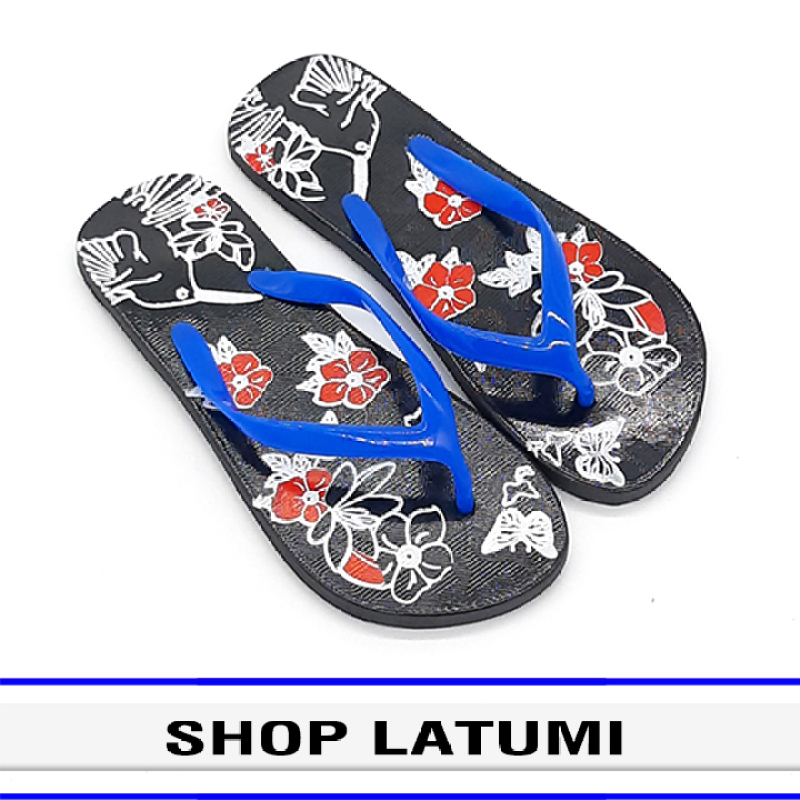 Dép kẹp xỏ ngón quai màu họa tiết in hoa thời trang Latumi TA5711 (Nhiều màu)