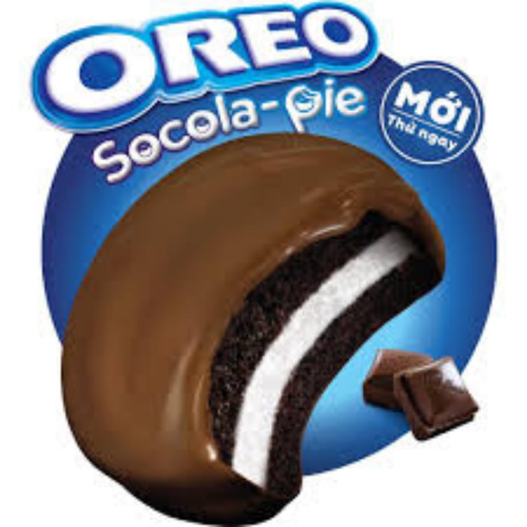 Bánh Cadbury Oreo Socola pie  hộp 360gr