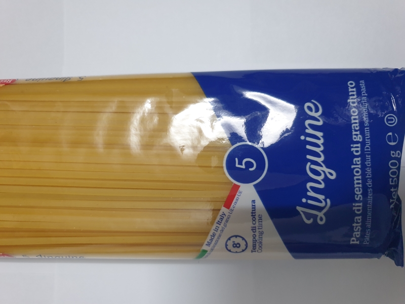 Mì Ý sợi dẹt 5 Pasta Hiệu REGGIA Gói 500g nhập khẩu Italia
