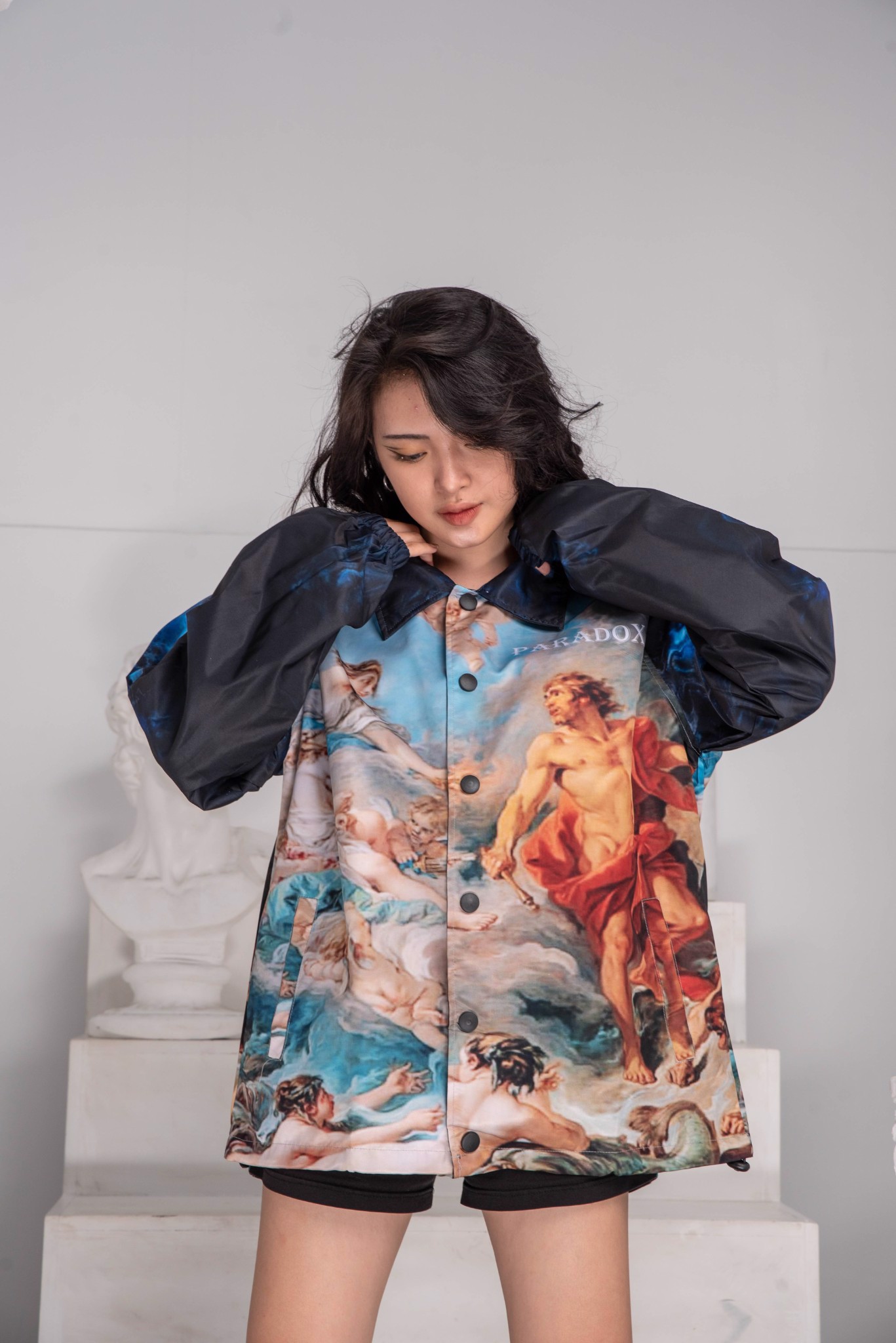 PARADOX Áo khoác dù ODEN OVERPRINTED JACKET