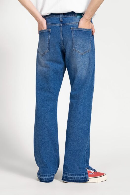 Quần jeans nam Owlbrand Split / Xanh