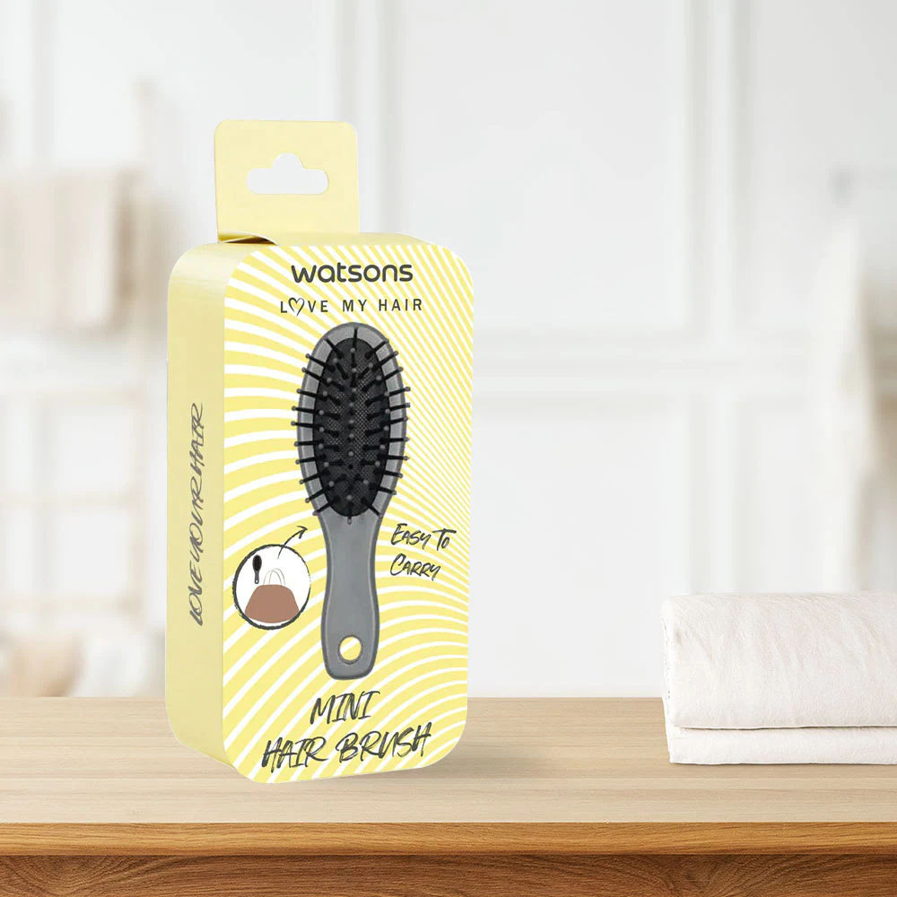 Lược Chải Tóc Watsons Mini Hair Brush 1 Cái (Giao màu ngẫu nhiên)