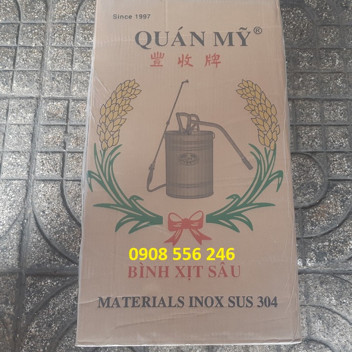 Bình INOX Xịt Trừ Côn Trùng QM-14