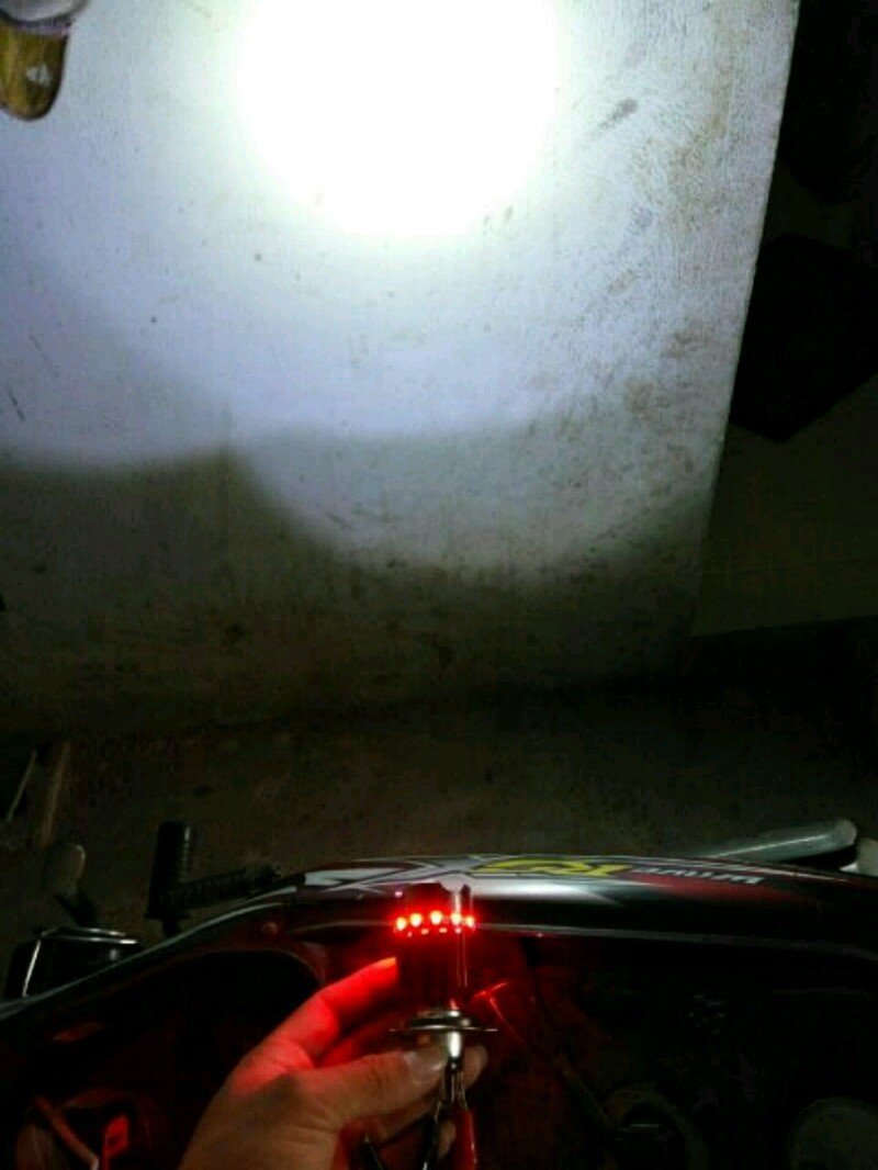 Led Pha xe máy đổi màu - Vindecal BD