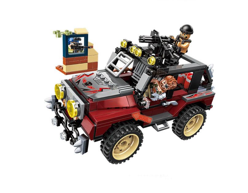 Bộ lắp ráp xe Jeep - cuộc phục kích ( Thunder Mission Series )