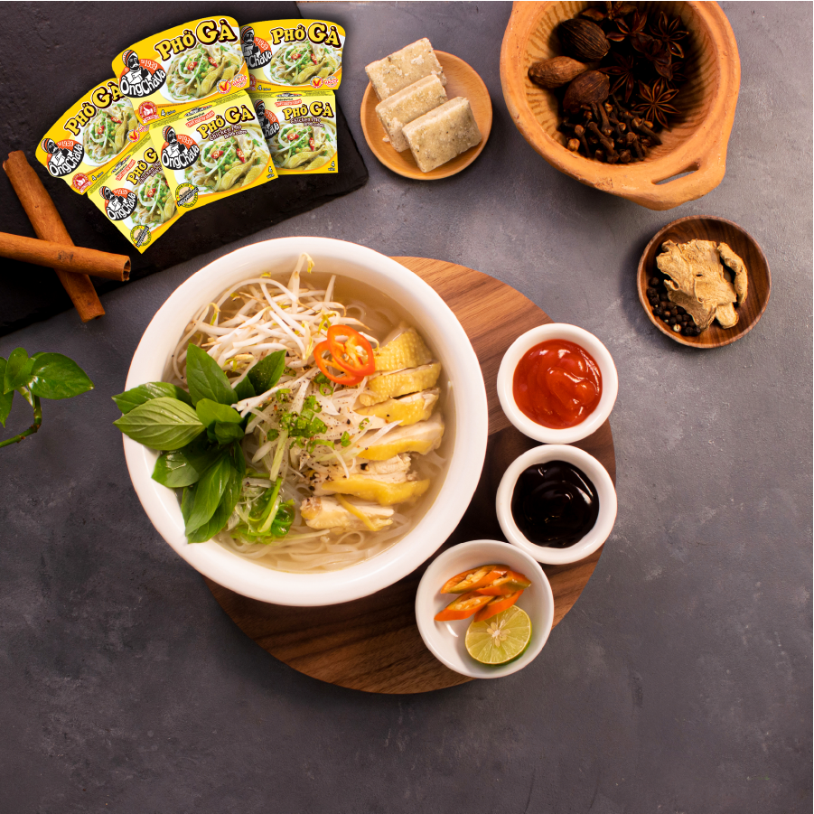 Ong Cha Va Chicken Pho soup cubes 75g (12 boxes)