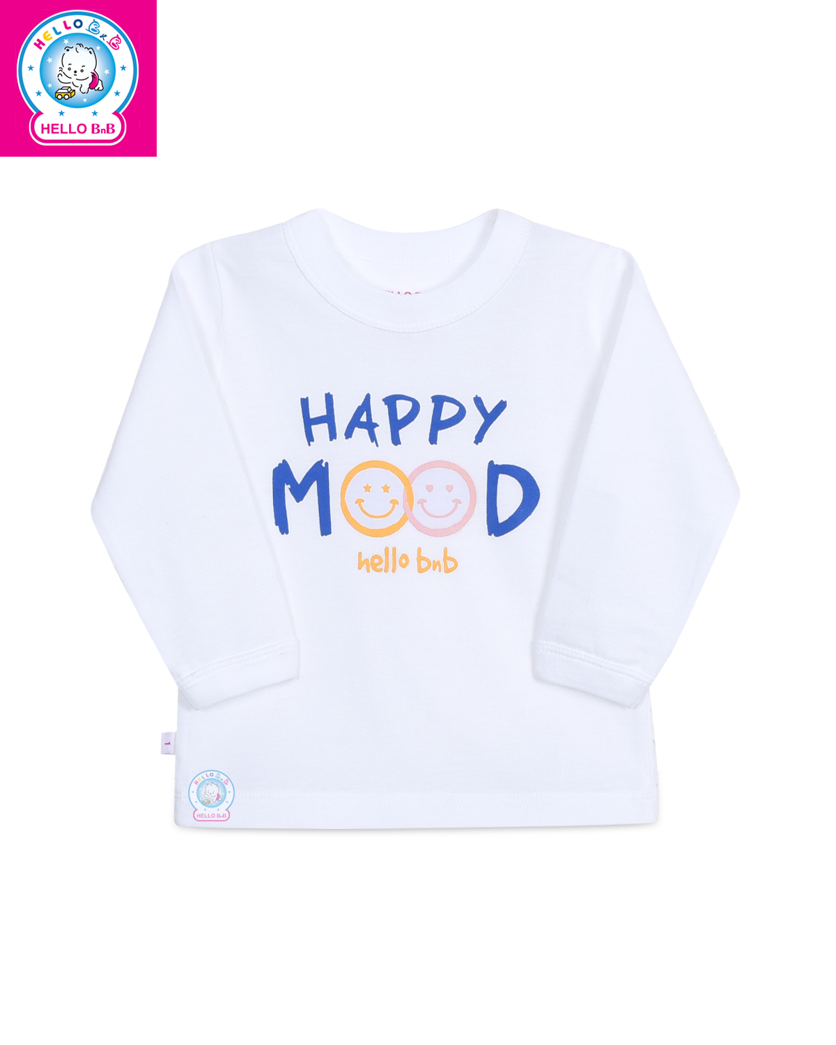 Áo cổ viền bo tay dài al0010 - hello bb