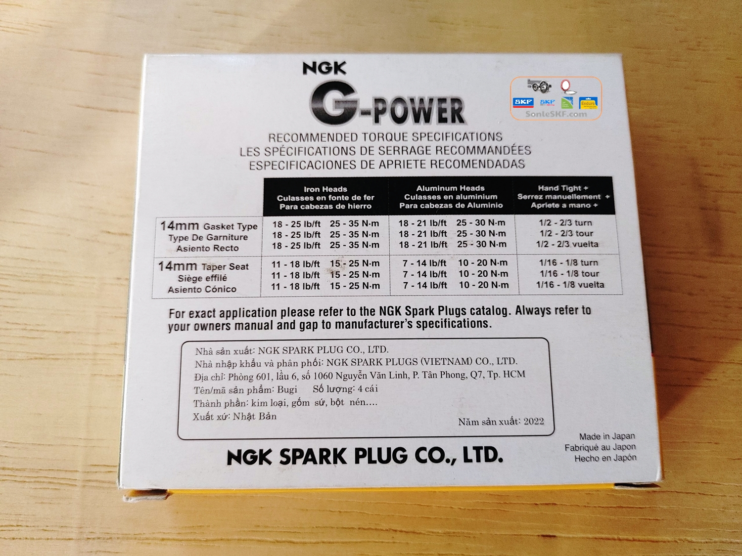 Bugi Bạch Kim NGK Platium dành cho KIA Pride/CD5