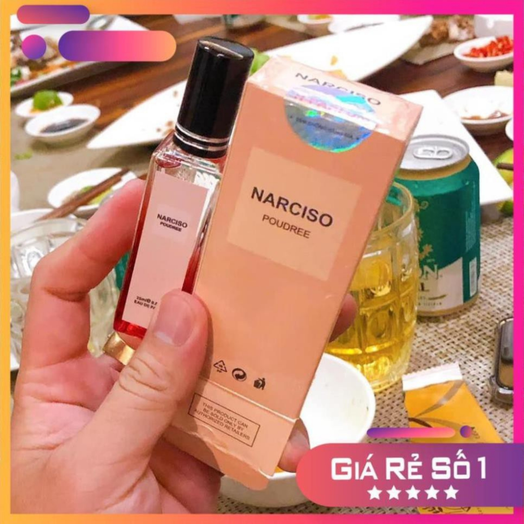 Tinh Dầu Nước Hoa Pháp Hparfum NARCISO POUDREE
