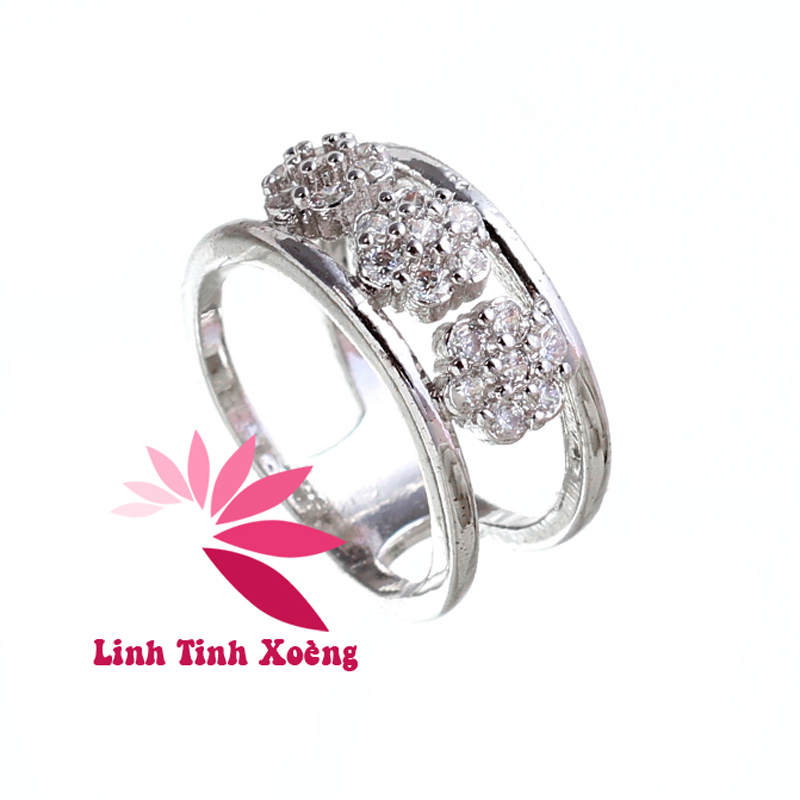 Nhẫn mạ bạc cao cấp Friday Love MK359