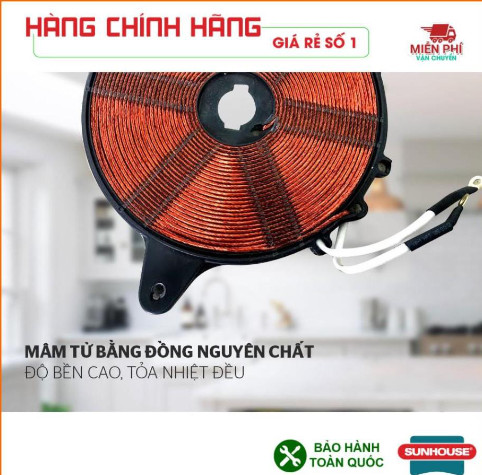 Bếp điện từ cảm ứng sunhouse SHD6800