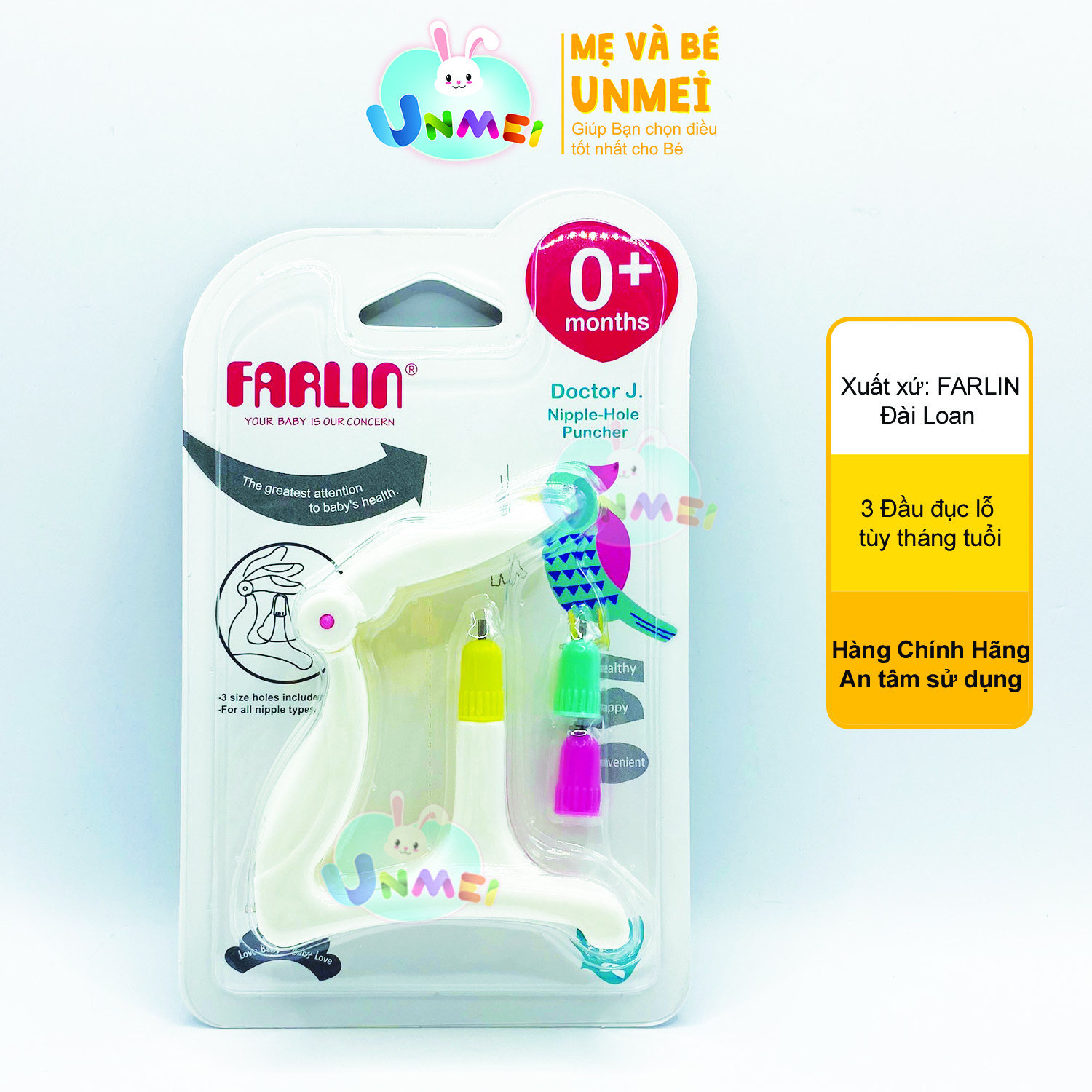 Dụng Cụ Dập Lỗ Núm Ty FARLIN - BF-112