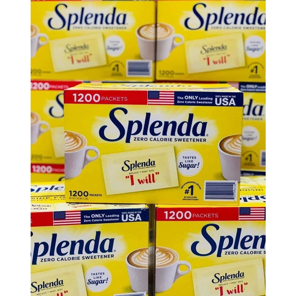 100 gói đường ăn kiêng Splenda Mỹ