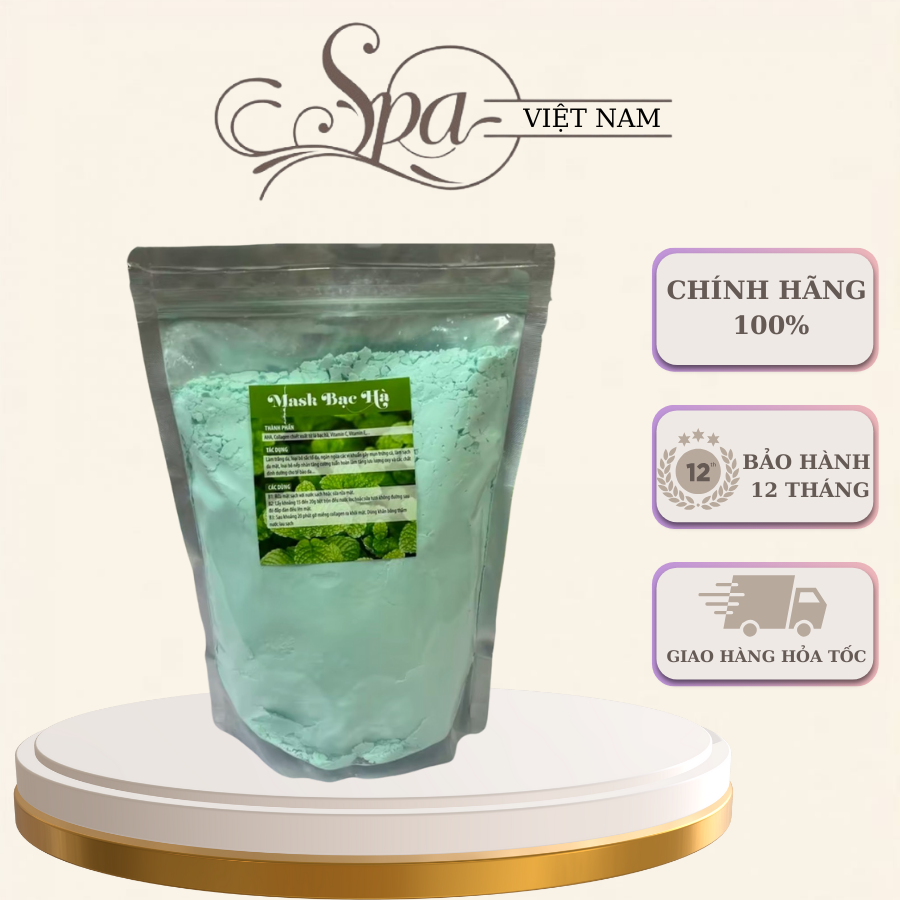 Nạ bạc hà collagen, mặt nạ bạc hà