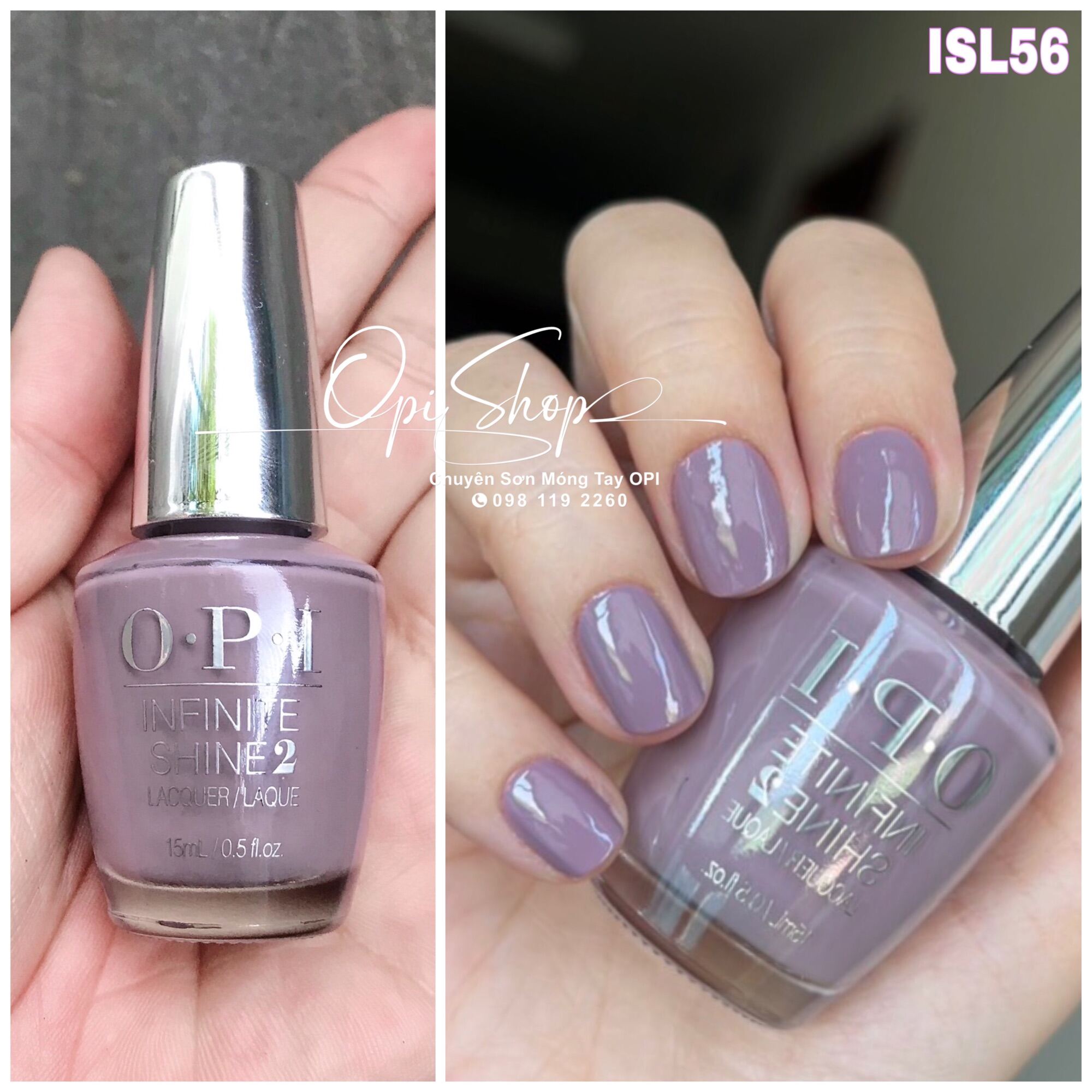 Sơn Gel Lạnh OPI Sơn Nắp Bạc Siêu Bóng (Isl56)