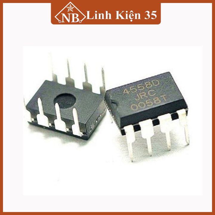 IC chức năng 4558D chân cắm DIP8