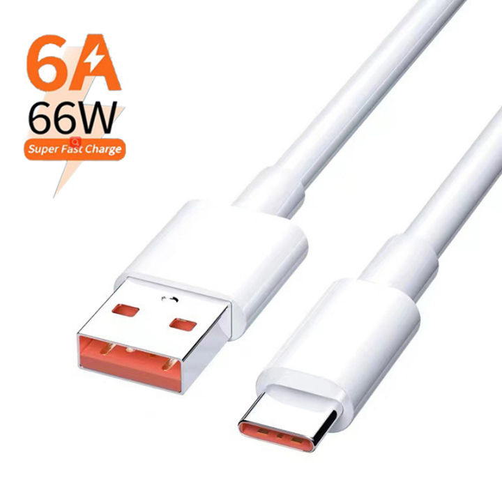 Cáp Sạc Nhanh 66W 6A Type-c Cho Huawei Xiaomi