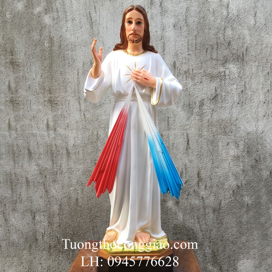 Tượng Lòng Thương Xót Chúa 60cm (tượng Chúa Giê-su)