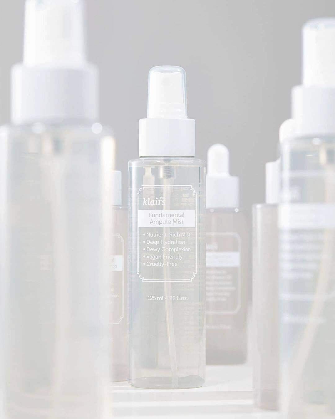 Xịt Khoáng Dear, Klairs Fundamental Ampoule Mist 125ml