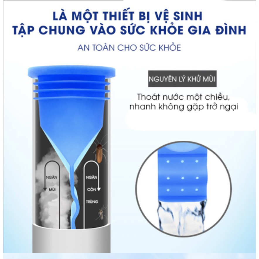 Ống silicon chặn mùi hôi cống - bộ ống chặn mùi hôi cống - nắp đậy cống thoát nước chặn mùi