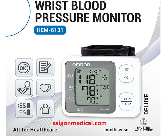 [HCM]Máy đo huyết áp Omron HEM 6131