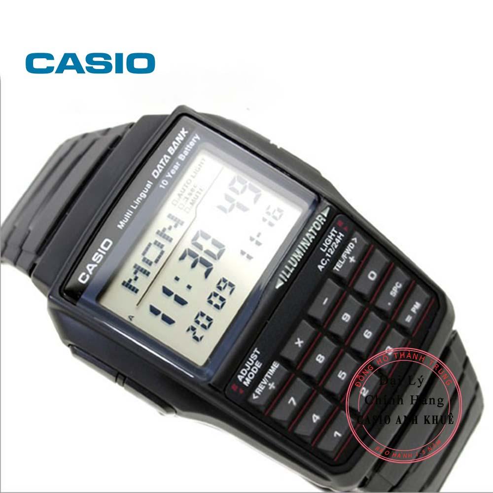 Đồng hồ nam Casio databank DBC-32-1A dây nhựa