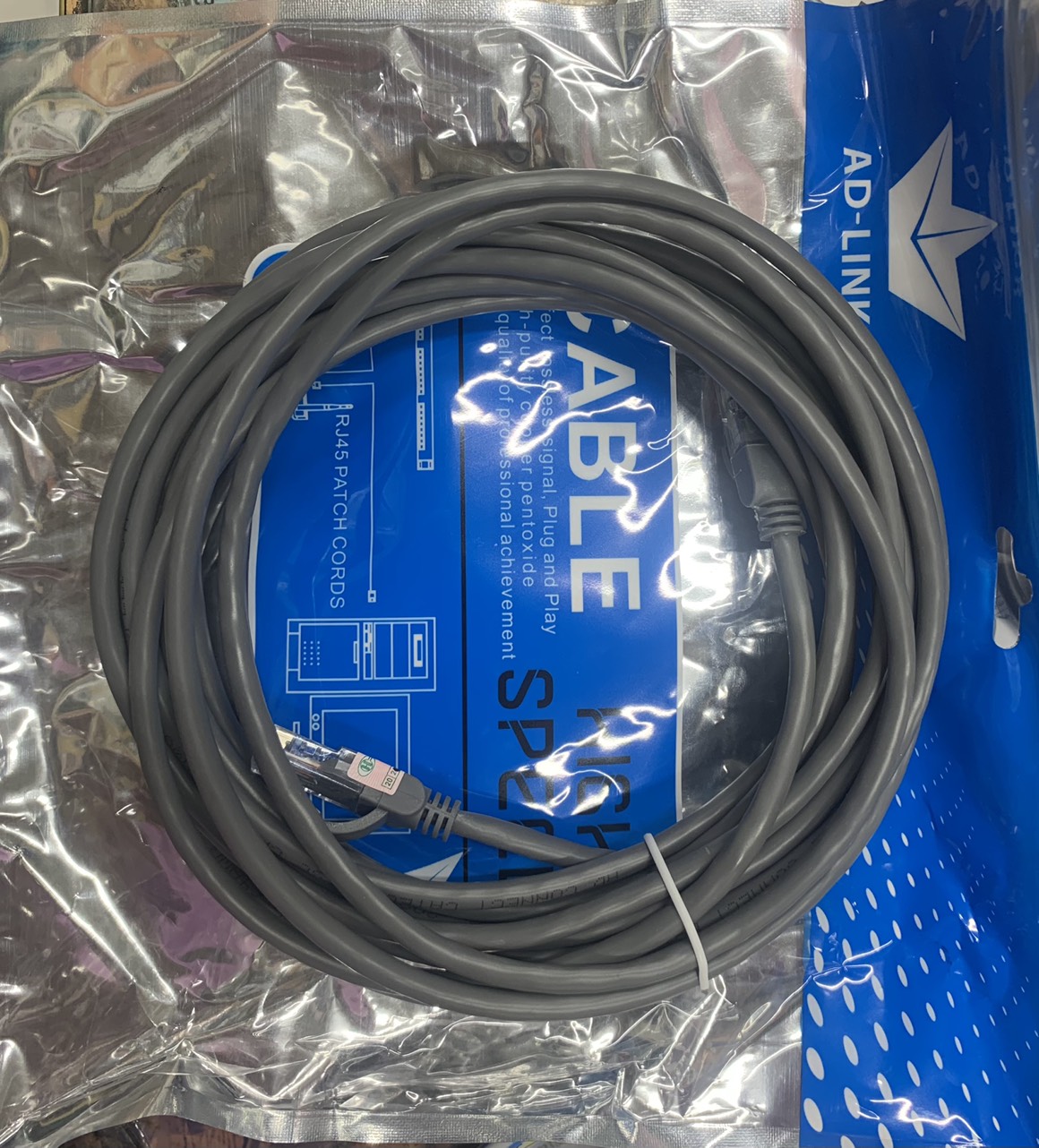 Cáp mạng Cat 5E AD -LINK 1M/2M/3M/5M tặng 2 đầu bấm