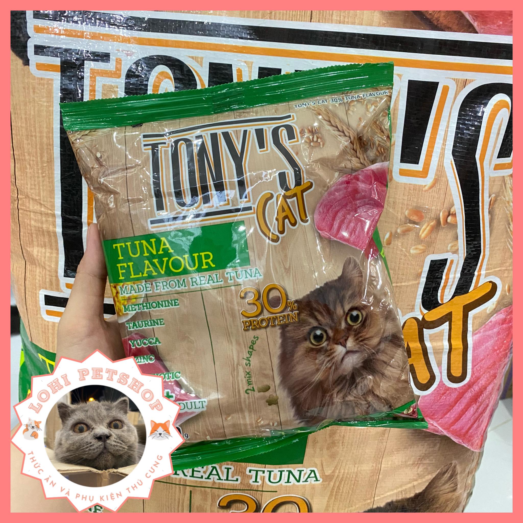 Thức ăn hạt cho mèo tony's cat - tony cat 500g
