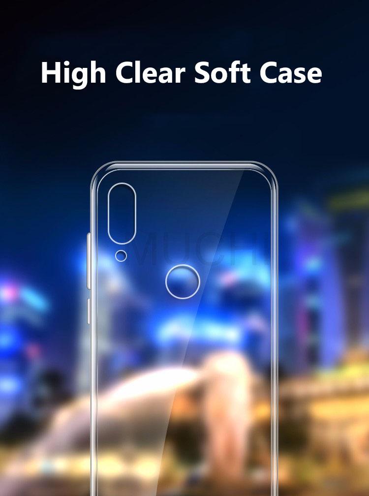 Ốp Lưng Silicon Trong Suốt Cho Xiaomi Redmi 7