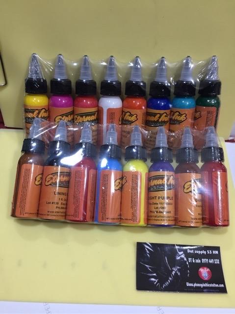 Bộ 16 mầu mực tập xăm
