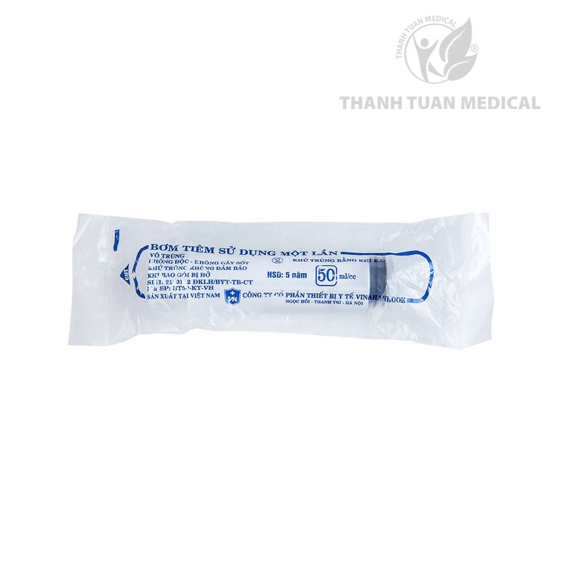 Bơm Tiêm Sử Dụng Một Lần Vinahankook Loại 50ml/cc