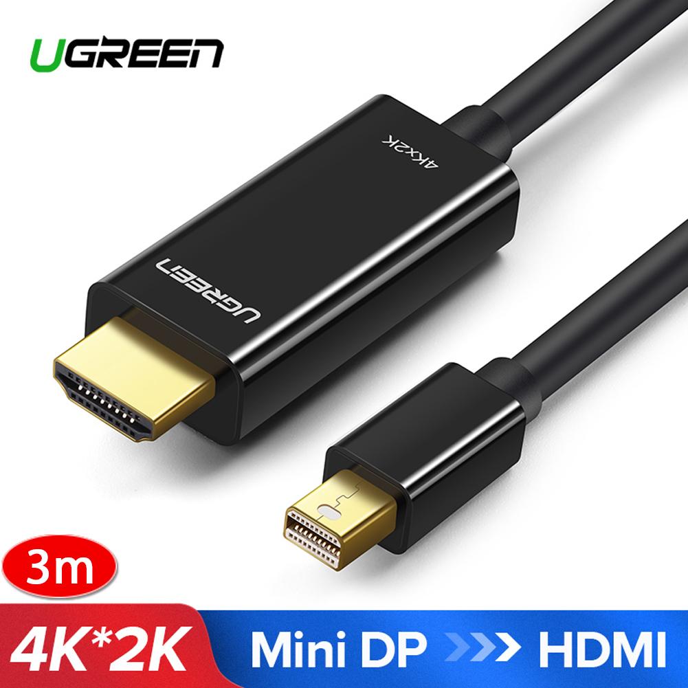Cáp Mini Displayport to HDMI Ugreen 10455 dài 3m hỗ trợ 4K2K