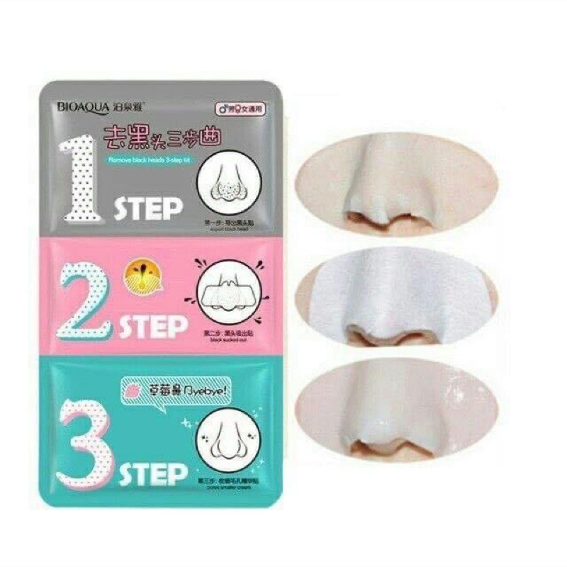 STEP 3 BƯỚC LỘT MỤN MŨI BIOAQUA
