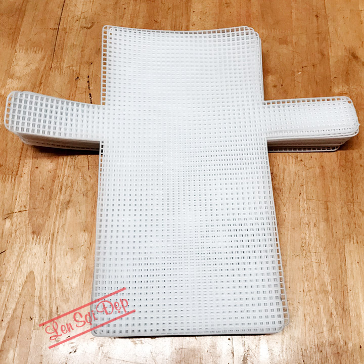 Canvas Nẹp Túi Lỗ Vuông