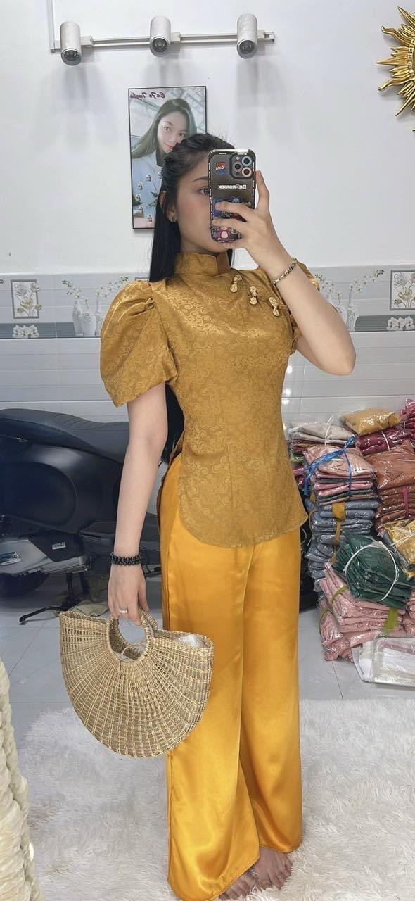 ĐỒ LAM ĐI LỄ CHÙA-GẤM TAY PHỒNG LP