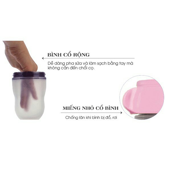 Bình sữa Silicone Comotomo 250ml
