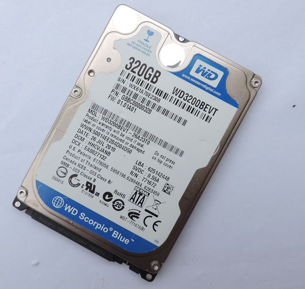 Ổ cứng hdd 2.5inch 250gb - 320gb - 500gb - 1t bóc máy chính hãng đã test sức khỏe có sẵn windown