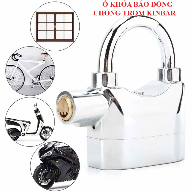 [HCM](HÀNG NHẬP KHẨU)Ổ Khóa Báo Động Chống Trộm Kimbar Cao Cấp Giá Rẻ Còi húKhóa chống trộm có còi báo động thông minh bảo vệ an toàn ngôi nhà bạn(LOẠI XỊN)