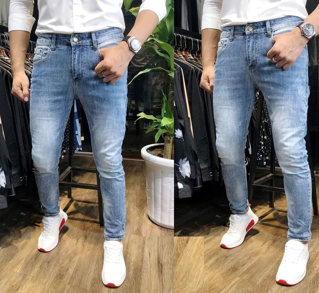 quần jean nam loang siêu đẹp số 860 đậm