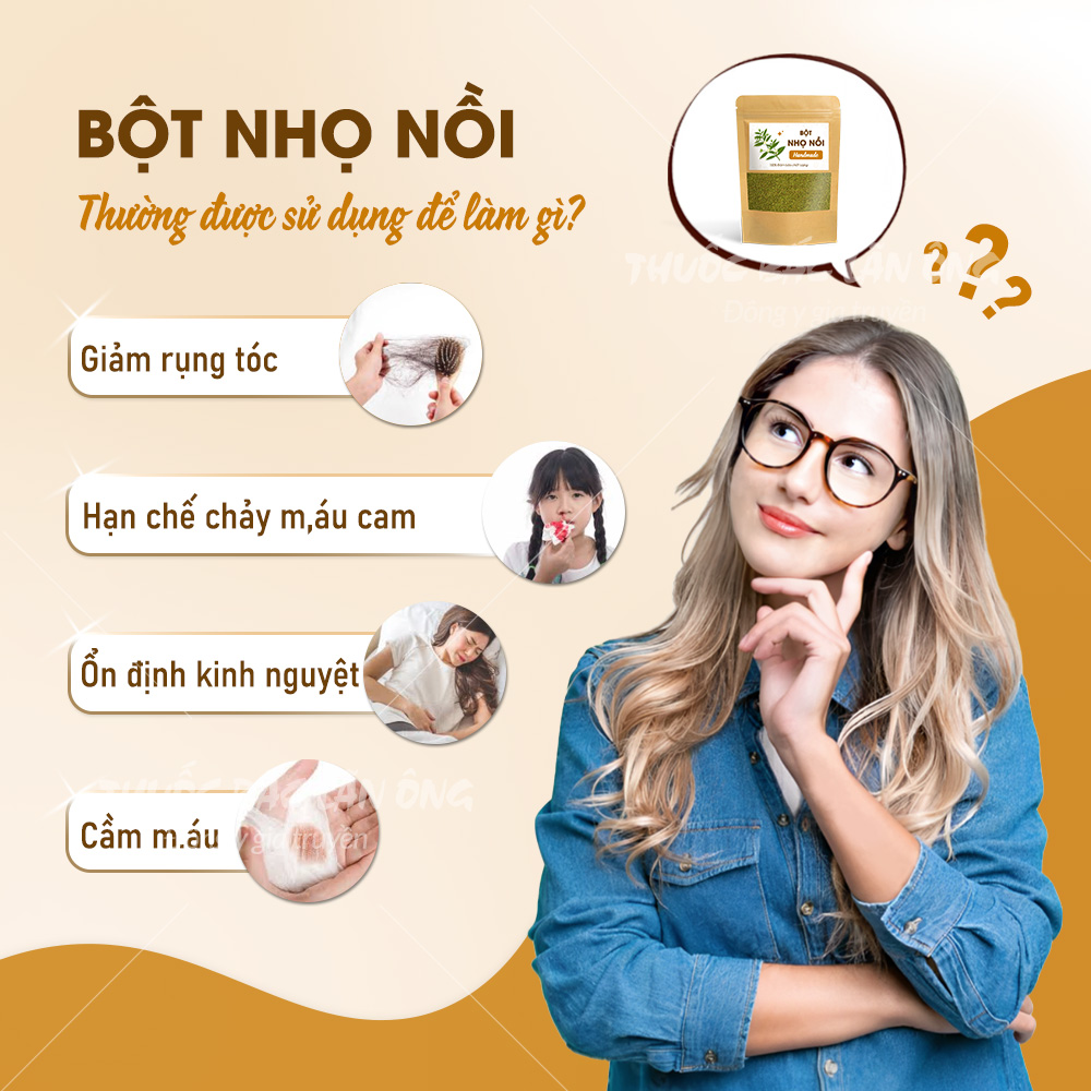Bột nhọ nồi 500g (Cỏ mực)