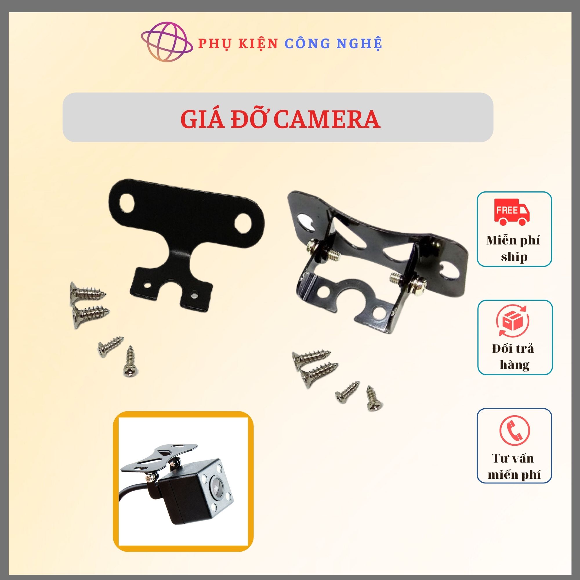 Giá Đỡ Camera Sau, Giá Đỡ Camera Lùi