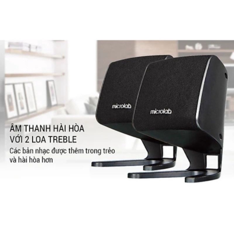 Loa Microlab M108 2.1 - Hàng chuẩn  bảo hành 12 tháng