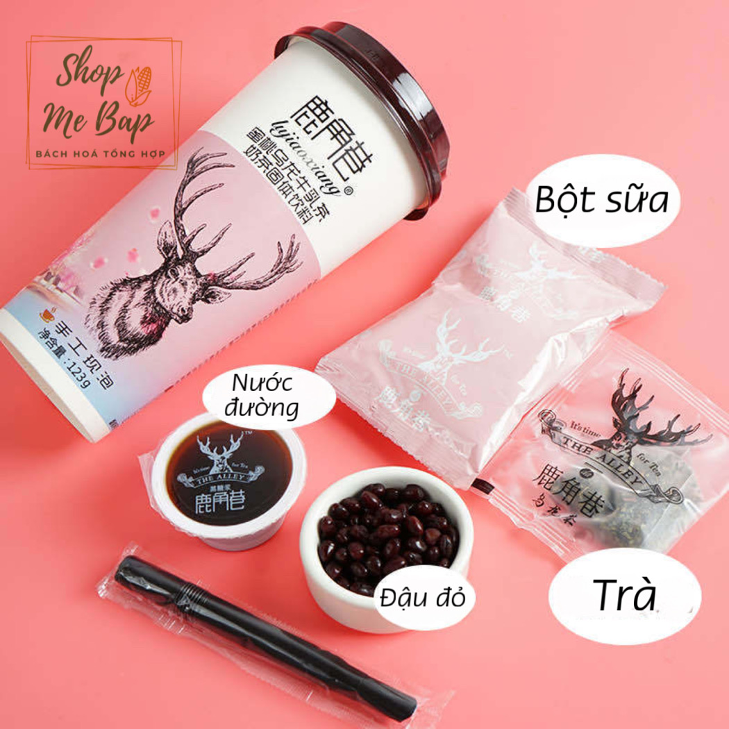 Trà Sữa The Alley Đài Loan - Trà Sữa Uống Liền Vị Đường Đen, Ô long, Matcha [Date 03/2023]